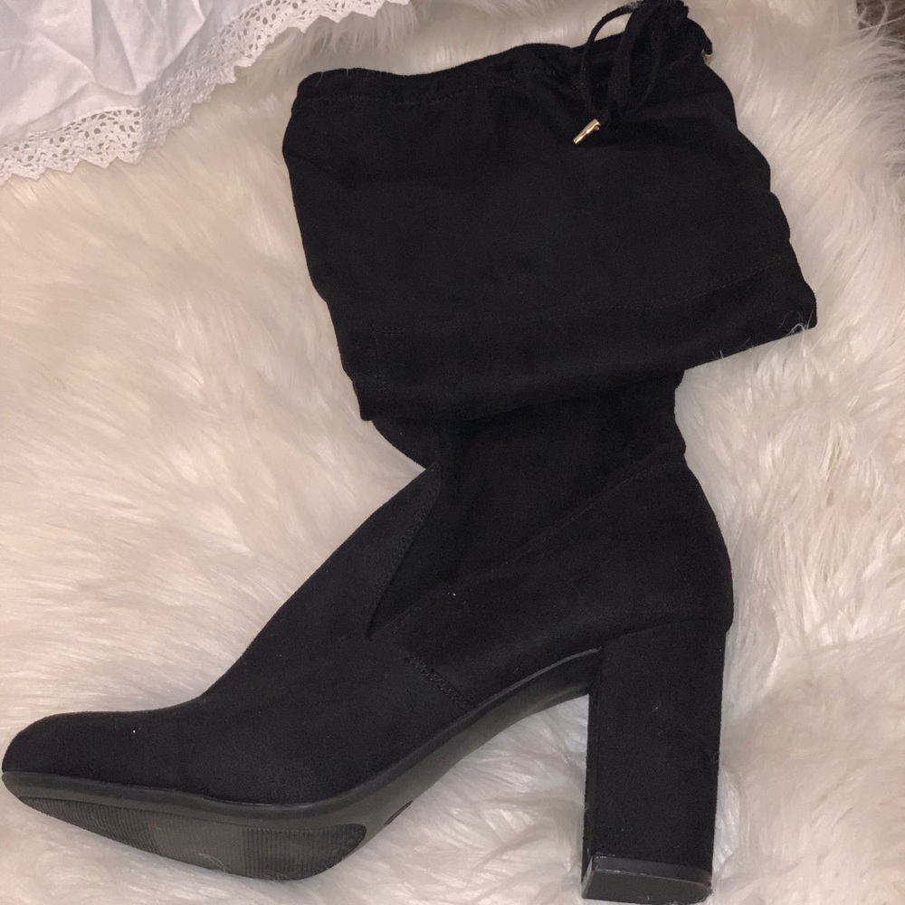 BLACK THIGH HIGHS BRAND NEW